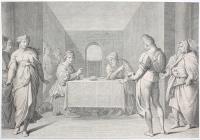 Танец Иродиады Офорт (конец XVIII века, Флоренция) артикул 1679c.