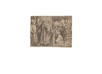 Жена Потифара, обвиняющая Иосифа Гравюра (первая половина XVI века), Западная Европа артикул 1688c.