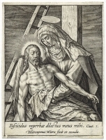 Pieta II Гравюра (XVI век), Фламандия артикул 1693c.