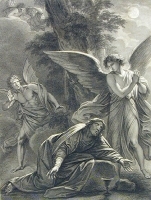 Klopstocks Messias Funfter Gesang Гравюра (начало XIX века), Германия артикул 1710c.